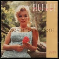 1j300 MARILYN MONROE flower style calendar 1991 a different sexy image of her for each month!