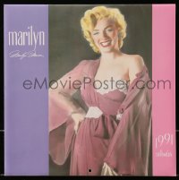 1j304 MARILYN MONROE nightgown style calendar 1991 a different sexy image of her for each month!