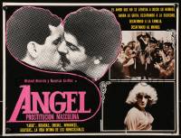 1j425 ANGEL Mexican LC 1982 Giorgos Katakouzinos' Angelos, great image of gay men kissing, rare!