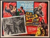 1j448 MANSTER Mexican LC 1960 wacky monster shown in inset AND border art!