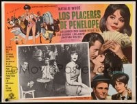 1j452 PENELOPE Mexican LC 1967 great close up of sexy Natalie Wood in nightclub!
