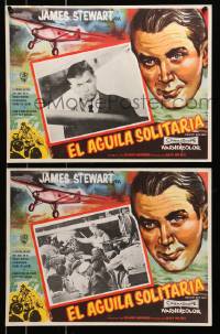 1j422 SPIRIT OF ST. LOUIS 2 Mexican LCs 1957 James Stewart as Charles Lindbergh, Billy Wilder!