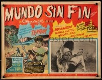 1j473 WORLD WITHOUT END Mexican LC 1956 different border art, it hurls you into the year 2508!