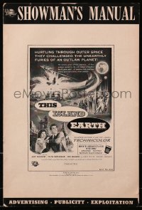 1j392 THIS ISLAND EARTH pressbook 1955 they challenged the unearthly furies of a planet gone mad!