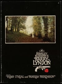 1j150 BARRY LYNDON souvenir program book 1975 Stanley Kubrick classic, Ryan O'Neal, Marisa Berenson