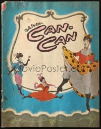 1j151 CAN-CAN souvenir program book 1960 Frank Sinatra, Shirley MacLaine, Maurice Chevalier, Jourdan