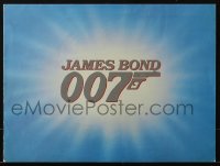 1j184 LIVING DAYLIGHTS promo brochure 1987 most dangerous Timothy Dalton as James Bond with gun!