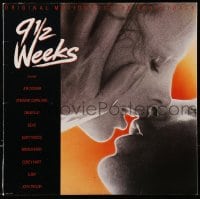 1j221 9 1/2 WEEKS 33 1/3 RPM soundtrack record 1986 music from the Mickey Rourke/Kim Basinger movie!