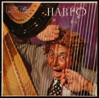 1j230 HARPO MARX 33 1/3 RPM record 1957 At the Harp With Orchestral Accompaniment!