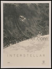 1j113 INTERSTELLAR IMAX 12x16 art print 1914 Kevin Dat, artwork of vessel on huge wave!