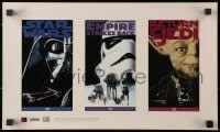 1j082 STAR WARS TRILOGY 11x18 video poster 1995 Lucas, Empire Strikes Back, Return of the Jedi!