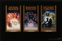 1j083 STAR WARS TRILOGY 11x17 video poster 1997 Empire Strikes Back, Return of the Jedi!
