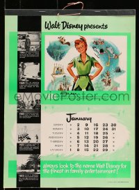 1j317 WALT DISNEY calendar 1966 each month shows what movie is being released that month!