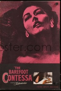 1j340 BAREFOOT CONTESSA pressbook 1954 Humphrey Bogart, Ava Gardner, Joseph L. Mankiewicz directed!