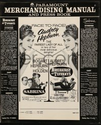 1j382 SABRINA/BREAKFAST AT TIFFANY'S pressbook 1965 Audrey Hepburn is the fairest lady of them all!