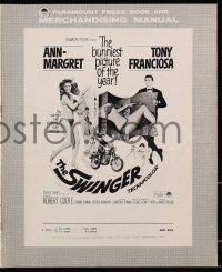1j389 SWINGER pressbook 1966 sexy Ann-Margret, Tony Franciosa, the bunniest picture of the year!