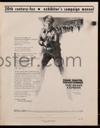 1j394 VON RYAN'S EXPRESS pressbook 1965 Frank Sinatra & Trevor Howard in World War II!