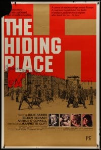 1k350 HIDING PLACE 40x60 1975 Julie Harris, World War II concentration camp true story!