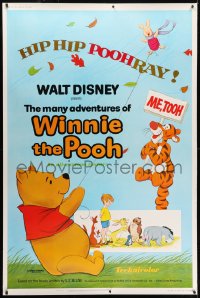 1k374 MANY ADVENTURES OF WINNIE THE POOH 40x60 1977 and Tigger too, plus three great shorts!