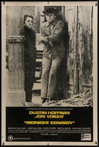 1k378 MIDNIGHT COWBOY 40x60 1969 Dustin Hoffman, Jon Voight, John Schlesinger classic!