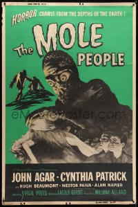 1k380 MOLE PEOPLE 40x60 1956 best Joseph Smith Universal sci-fi monster horror art!