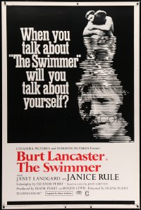 1k416 SWIMMER 40x60 1968 Burt Lancaster, directed by Frank Perry, will you talk about yourself?