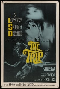 1k428 TRIP 40x60 1967 AIP, written by Jack Nicholson, LSD, wild sexy psychedelic drug image!