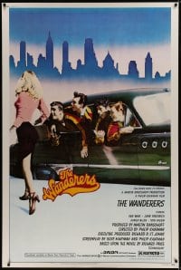 1k437 WANDERERS 40x60 1979 Ken Wahl in Kaufman's 1960s New York City teen gang cult classic!