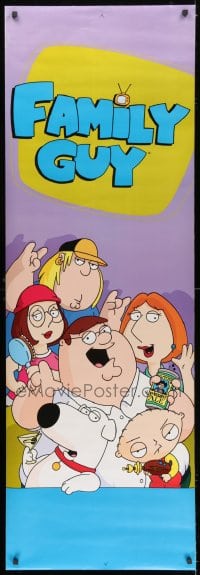 1k097 FAMILY GUY 21x62 Canadian commercial poster 2000s great cartoon image of the Griffin family!