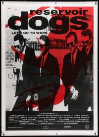 1k286 RESERVOIR DOGS 40x55 English commercial poster 1992 Tarantino, Keitel, Madsen, Roth!