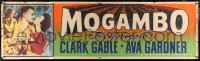 1k014 MOGAMBO paper banner 1953 great images of Clark Gable, Grace Kelly & Ava Gardner in Africa!