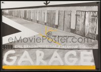 1k252 GARAGE 32x45 East German stage poster 1980s cool completely different art of doors!
