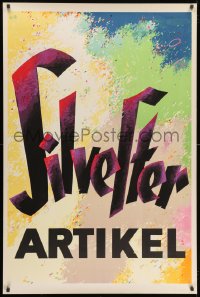 1k231 SILVESTER ARTIKEL 32x45 German special poster 1930s wonderful design and background, KaDeWe!