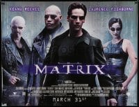 1k040 MATRIX subway poster 1999 Keanu Reeves, Carrie-Anne Moss, Laurence Fishburne, Wachowskis!