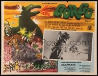 1m261 GORGO Mexican LC 1961 incredible special effects image of the giant rubbery monster!