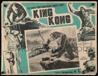1m266 KING KONG Mexican LC R1940s special effects scene with giant ape fighting pterodactyl!