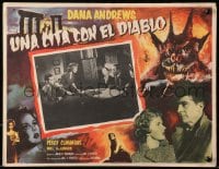 1m273 NIGHT OF THE DEMON Mexican LC 1957 Tourneur, Dana Andrews, Peggy Cummins, Curse of the Demon!