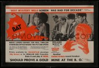 1m024 BAT WHISPERS linen trade ad 1930 different images of Chester Morris & Una Merkel!