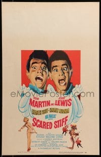 1m233 SCARED STIFF WC 1953 art of Dean Martin & Jerry Lewis over Lizabeth Scott & Carmen Miranda!