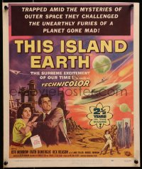 1m235 THIS ISLAND EARTH WC 1955 aliens challenged the unearthly furies of a planet gone mad!