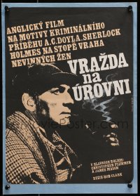 1p199 MURDER BY DECREE Czech 12x17 1980 Christopher Plummer as Sherlock by Dobroslav Foll!