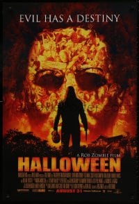 1p123 HALLOWEEN advance DS 1sh 2007 directed by Rob Zombie, evil has a destiny, cool image!