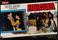 1p230 BLACULA Italian 18x26 pbusta 1973 black vampire William Marshall is deadlier than Dracula!