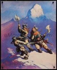 1p041 FRANK FRAZETTA 17x20 art print 1967 fantasy art of Snow Giants by the artist!