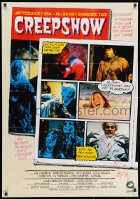 1p173 CREEPSHOW Swedish 1982 George Romero & Stephen King's tribute to E.C. Comics, Landia!