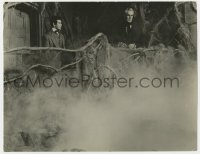 1r140 HOUSE OF USHER 9.75x12.75 still 1960 Vincent Price & Damon in foggy room, Edgar Allan Poe!