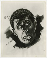1r109 HUMAN MONSTER 8x10 still 1939 art of Wilfred Walter as Jake the horribly disfigured henchman!