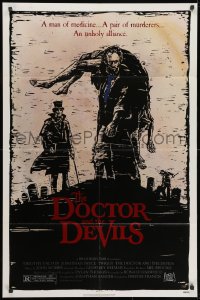 1r440 DOCTOR & THE DEVILS 1sh 1985 Timothy Dalton, cool graverobber artwork by Goozee!