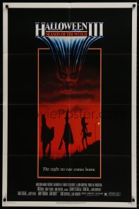 1r481 HALLOWEEN III 1sh 1982 Season of the Witch, horror sequel, the night no one comes home!