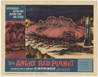 1r153 ANGRY RED PLANET LC #6 1960 great artwork image of rocket & giant monster on Mars' surface!